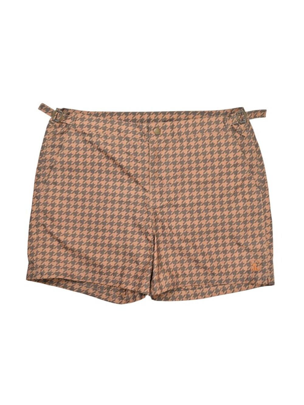 Dandy Del Mar Mallorca Swim Walk Shorts in Carajillo Houndstooth